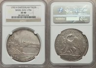 Basel. Canton "City View" Taler 1793-H XF40 NGC, KM184, Dav-1756. Always popular and sought after city view coins in argent-gray toning. 

HID09801242...