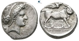 Campania. Neapolis circa 320-300 BC. Didrachm AR