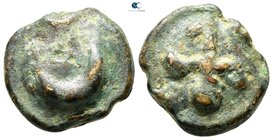 Apulia. Luceria circa 217-212 BC. Cast Semuncia Æ