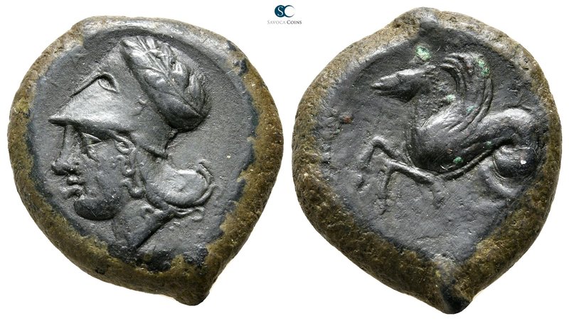 Sicily. Syracuse. Dionysios I. 405-367 BC. 
Bronze Æ

22 mm., 8,65 g.

[ΣYP...