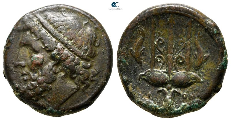 Sicily. Syracuse. Hieron II 275-215 BC. 
Bronze Æ

22 mm., 8,49 g.

Diademe...
