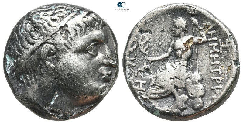Kings of Macedon. Amphipolis. Demetrios I Poliorketes 306-283 BC. 
Fourrée Tetr...