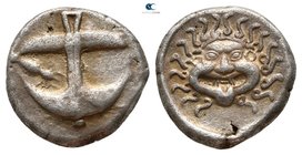 Thrace. Apollonia Pontica circa 420-300 BC. Drachm AR