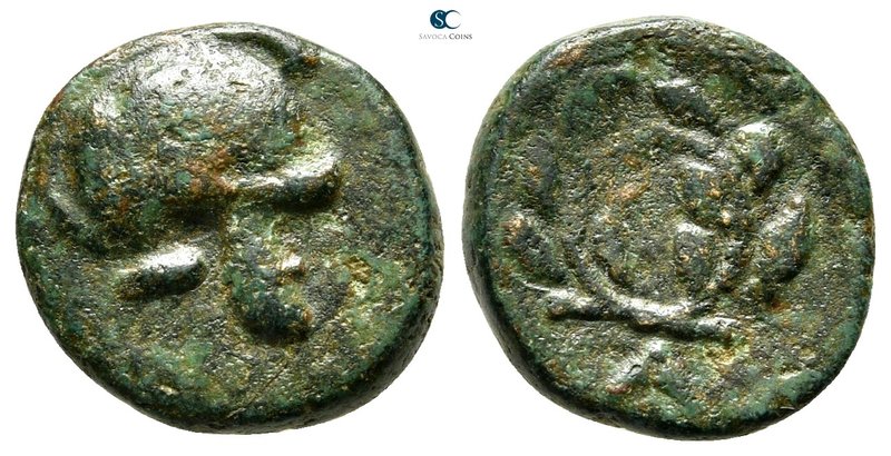 Thrace. Maroneia (as Agathokleia) after circa 290 BC. 
Bronze Æ

13 mm., 2,16...