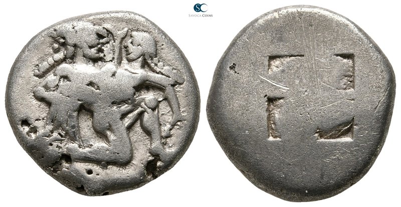 Islands off Thrace. Thasos circa 500-480 BC. 
Stater AR

20 mm., 8,65 g.

I...