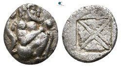 Thraco-Macedonian Region. Siris circa 500-490 BC. Trihemiobol or 1/8 Stater AR
