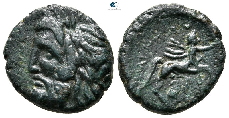 Thessaly. Magnetes circa 150-100 BC. 
Bronze Æ

20 mm., 6,74 g.

Laureate h...