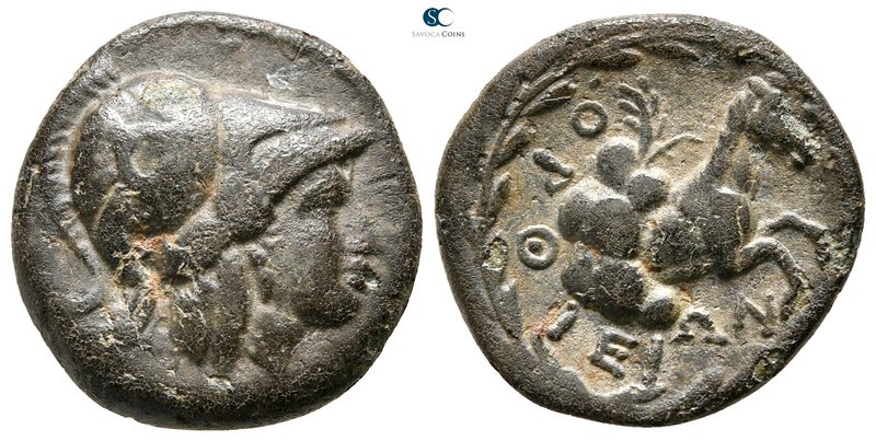 Thessaly. Orthe circa 320-280 BC. 
Trichalkon Æ

20 mm., 5,10 g.

Head of A...