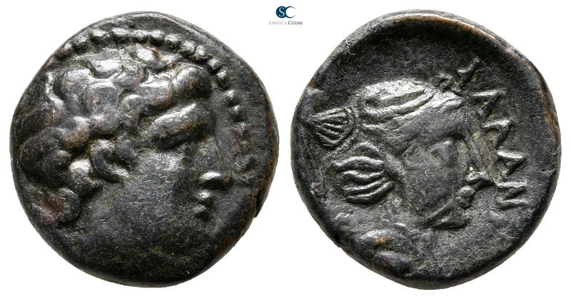 Thessaly. Phalanna circa 400-350 BC. 
Bronze Æ

18 mm., 5,24 g.

Bare head ...