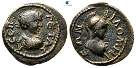 Phrygia. Philomelion. Geta as Caesar AD 197-209. Bronze Æ