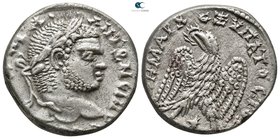 Seleucis and Pieria. Laodicea ad Mare. Caracalla AD 198-217. Struck circa AD 215-217. Tetradrachm AR