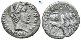 Augustus 19-18 BC. M. Durmius, moneyer. Rome. Denarius AR