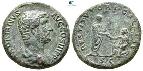 Hadrian AD 117-138. Rome. Dupondius or As AE