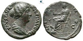 Faustina II AD 147-175. Struck AD 145-161. Rome. As Æ