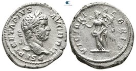 Geta AD 198-211. Struck AD 210-211. Rome. Denarius AR