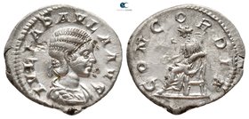 Julia Paula AD 219-220. Rome. Denarius AR