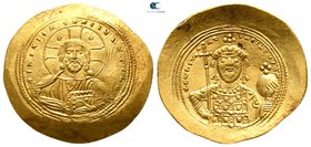 Constantine IX Monomachus AD 1042-1055. Struck AD 1049-1053. Constantinople. Histamenon Nomisma AV