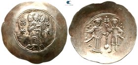 Manuel I Comnenus AD 1143-1180. Struck circa 1160-1164. Constantinople. Aspron Trachy EL