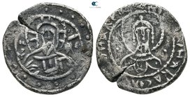 Manuel II Palaeologus AD 1391-1425. Constantinople. 1/2 Stavraton AR