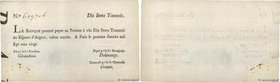 Country : FRANCE 
Face Value : 10 Livres Tournois typographié 
Date : 01 janvier 1720 
Period/Province/Bank : Banque de Law 
Catalogue reference :...
