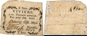 Country : FRANCE regionalism and miscellaneous 
Face Value : 10 Sous 
Date : 05 août 1792 
Period/Province/Bank : Révolution, billet de confiance ...