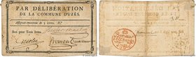 Country : FRANCE regionalism and miscellaneous 
Face Value : 3 Livres 
Date : 20 janvier 1792 
Period/Province/Bank : Révolution, billet de confian...
