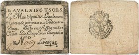 Country : FRANCE regionalism and miscellaneous 
Face Value : 20 Sols 
Date : 27 juillet 1791 
Period/Province/Bank : Révolution, billet de confianc...