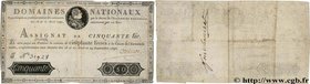 Country : FRANCE 
Face Value : 50 Livres 
Date : 29 septembre 1790 
Period/Province/Bank : Assignats 
Catalogue reference : Ass.04a 
Additional r...