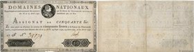 Country : FRANCE 
Face Value : 50 Livres 
Date : 30 avril 1792 
Period/Province/Bank : Assignats 
Catalogue reference : Ass.28a 
Additional refer...