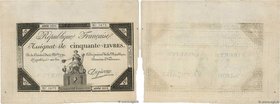 Country : FRANCE 
Face Value : 50 Livres 
Date : 14 décembre 1792 
Period/Province/Bank : Assignats 
Catalogue reference : Ass.39a 
Additional re...
