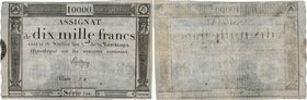 Country : FRANCE 
Face Value : 10000 Francs 
Date : 07 janvier 1795 
Period/Province/Bank : Assignats 
Catalogue reference : Ass.52a 
Additional ...