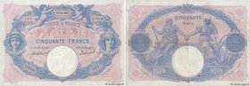Country : FRANCE 
Face Value : 50 Francs BLEU ET ROSE 
Date : 25 octobre 1917 
Period/Province/Bank : Banque de France, XXe siècle 
Catalogue refe...