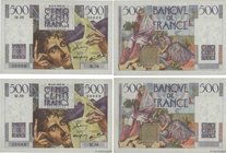 Country : FRANCE 
Face Value : 500 Francs CHATEAUBRIAND Consécutifs 
Date : 06 septembre 1945 
Period/Province/Bank : Banque de France, XXe siècle ...