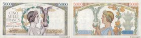 Country : FRANCE 
Face Value : 5000 Francs VICTOIRE Impression à plat 
Date : 08 décembre 1938 
Period/Province/Bank : Banque de France, XXe siècle...