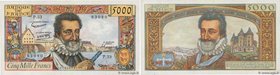 Country : FRANCE 
Face Value : 5000 Francs HENRI IV 
Date : 06 mars 1958 
Period/Province/Bank : Banque de France, XXe siècle 
Catalogue reference...