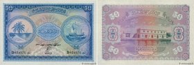 Country : MALDIVE ISLANDS 
Face Value : 50 Rupees 
Date : 04 juin 1960 
Period/Province/Bank : Madivian State, Government Treasurer 
Catalogue ref...