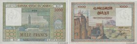Country : MOROCCO 
Face Value : 1000 Francs 
Date : 10 décembre 1952 
Period/Province/Bank : Banque d'État du Maroc 
Catalogue reference : P.47 
...