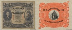 Country : NORWAY 
Face Value : 100 Kroner 
Date : 1944 
Period/Province/Bank : Norges Bank 
Catalogue reference : P.10c 
Alphabet - signatures - ...