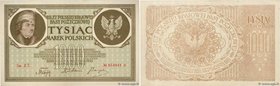 Country : POLAND 
Face Value : 1000 Marek 
Date : 17 mai 1919 
Period/Province/Bank : Polska Krajowa Kasa Pozyczkowa 
Catalogue reference : P.22d ...