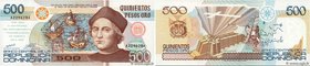 Country : DOMINICAN REPUBLIC 
Face Value : 500 Pesos Oro 
Date : 1992 
Period/Province/Bank : Banco Central de la Republica Dominicana 
Catalogue ...