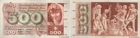 Country : SWITZERLAND 
Face Value : 500 Francs 
Date : 31 janvier 1957 
Period/Province/Bank : Banque Nationale Suisse 
Catalogue reference : P.50...