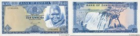 Country : ZAMBIA 
Face Value : 10 Kwacha 
Date : (1976) 
Period/Province/Bank : Bank of Zambia 
Catalogue reference : P.22a 
Alphabet - signature...
