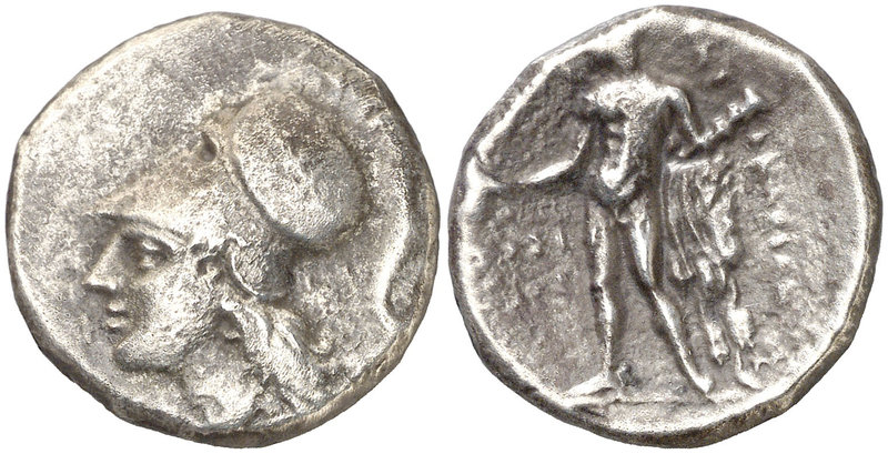 (281-278 a.C.). Italia. Heracleia. Estátera. (S. falta) (CNG. I, 993). 7,24 g. M...