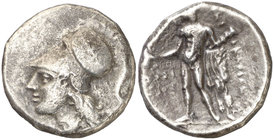 (281-278 a.C.). Italia. Heracleia. Estátera. (S. falta) (CNG. I, 993). 7,24 g. MBC-.