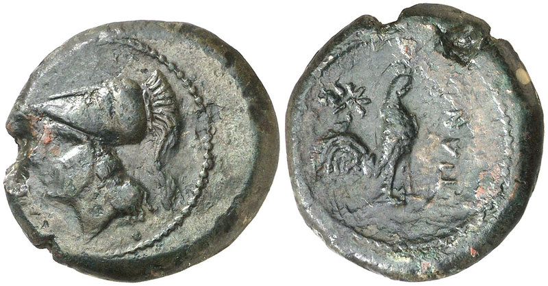 (265-240 a.C.). Italia. Caiatia. AE 20. (S. 568, de Teanum Sidicinum) (CNG. I, 3...