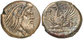 (310-303 a.C.). Bósforo Cimerio Pantikapaion. AE 20. (S. 1700) (CNG. VII, 113). 6,25 g. MBC.
