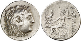 Imperio Macedonio. Alejandro III, Magno (336-323 a.C.). Mesembria. Tetradracma. (S. 6724 var) (MJP. 1059). 16,34 g. MBC.