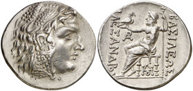 Imperio Macedonio. Alejandro III, Magno (336-323 a.C.). Odessos. Tetradracma. (S. 6724 var) (MJP. 1177). 16,54 g. EBC-.