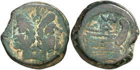 (169-157 a.C.). Gens Valeria. As. (Spink 710) (Craw. 191/1). 27,27 g. MBC-.