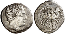 Cese (Tarragona). Denario. (FAB. 2267) (ACIP. 1123). 3,71 g. MBC.